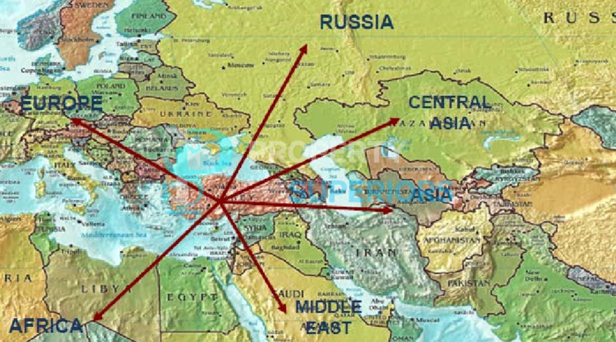 Turkey a Commercial & Logistics Hub of Asia, Europe and Africa